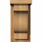 Ekena Millwork Newport Rough Sawn Corbel w/Backplate, Western Red Cedar, 6"W x 8"D x 12"H COR06X08X12NEW01RWR - alternate 4